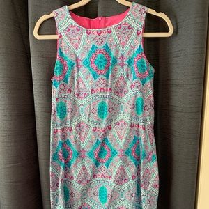Patterned tank top dress